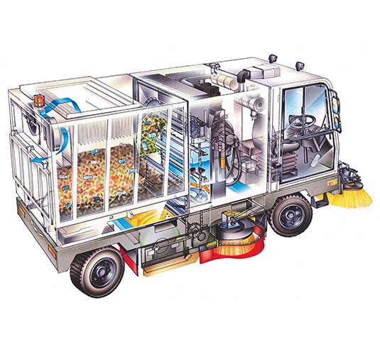 Sentinel Barredora de conductor sentado para exteriores alt 14